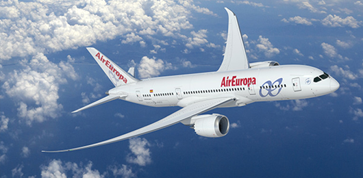 Nuevo vuelo Air Europa une Madrid y Recife