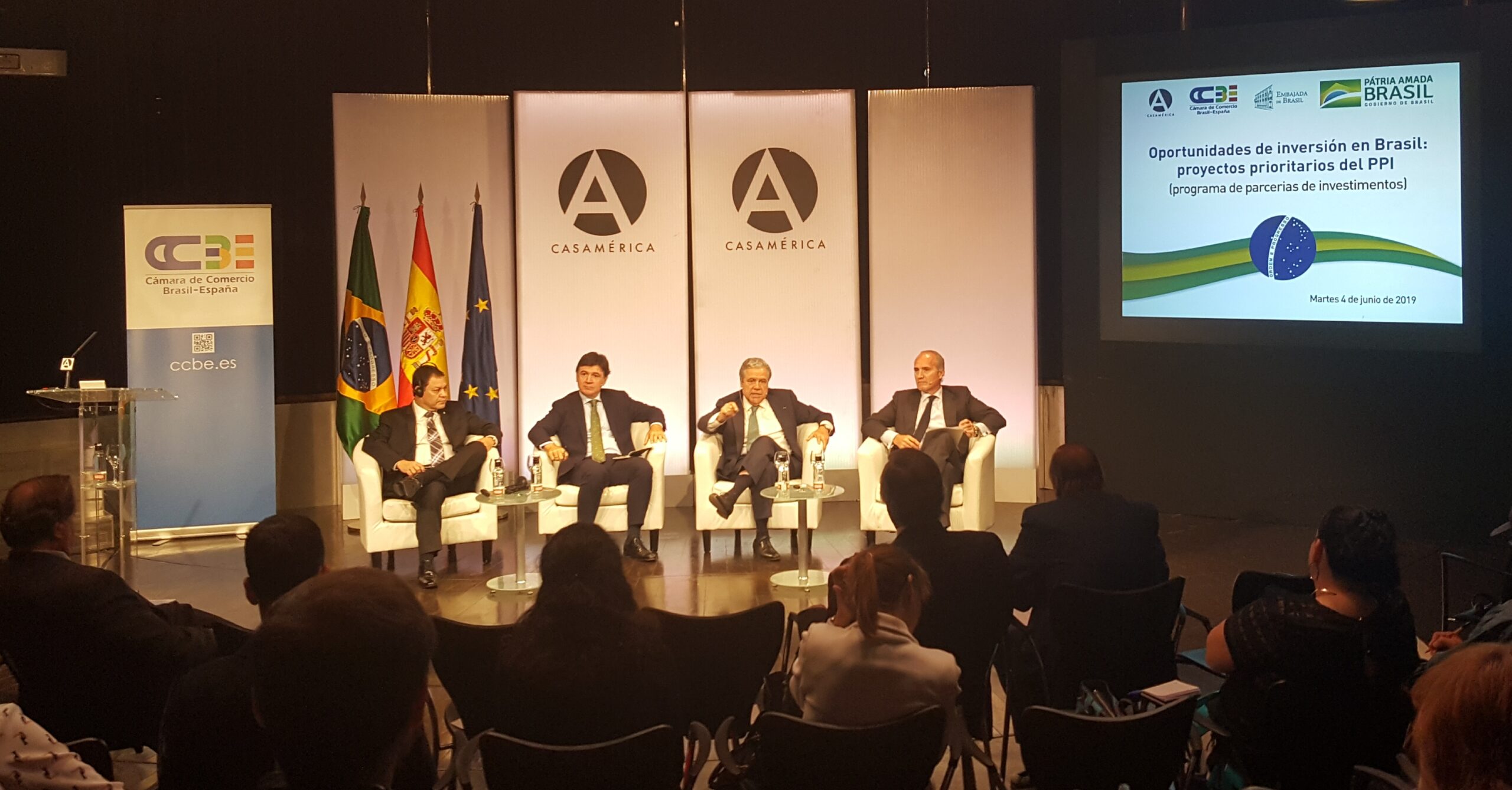 “Para las empresas españolas hay 101 oportunidades de inversión en Brasil en los sectores de ferrocarril, puertos, aeropuertos, carreteras, minería, energía, petróleo y gas”.