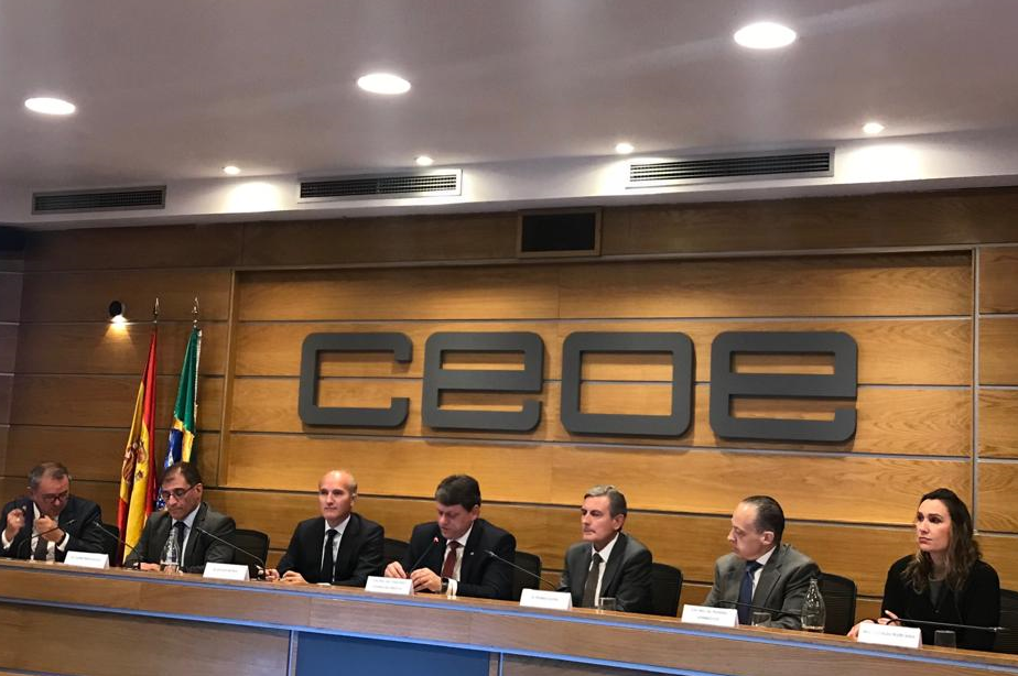 La CCBE acude al “Encuentro Empresarial Brasil-España” junto al Ministro de Infraestructuras de Brasil