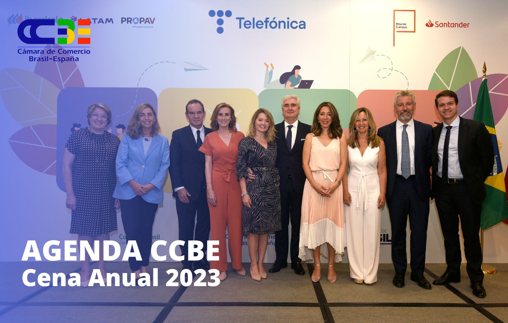 <strong>Un centenar de empresas brasileñas y españolas se dan cita en la Cena Anual de la CCBE</strong>