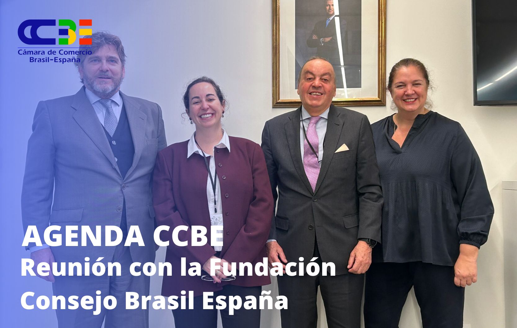 La Cámara de Comercio Brasil-España se reúne con la Fundación Consejo Brasil España