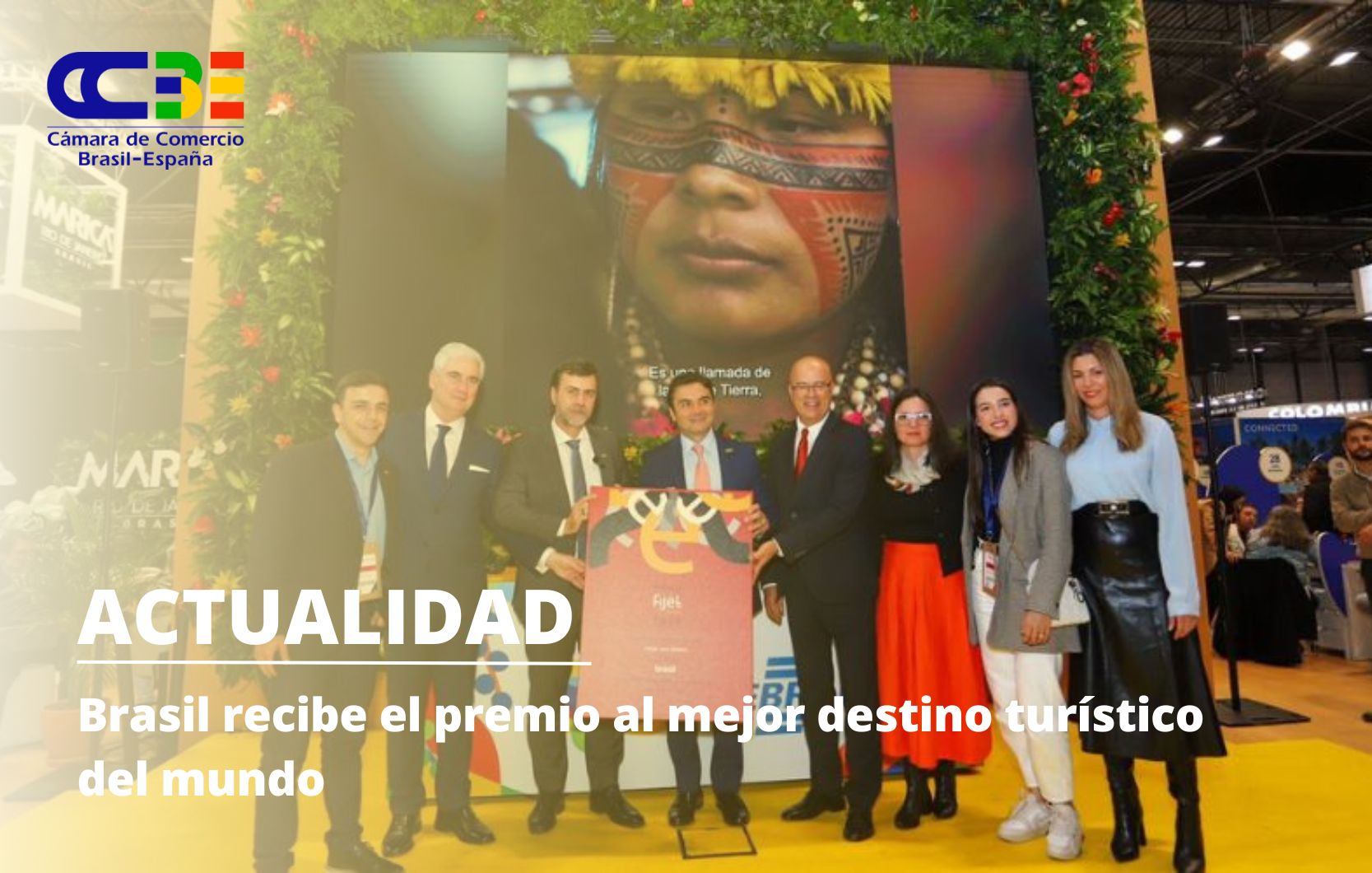 Brasil recibe el premio al mejor destino turístico del mundo