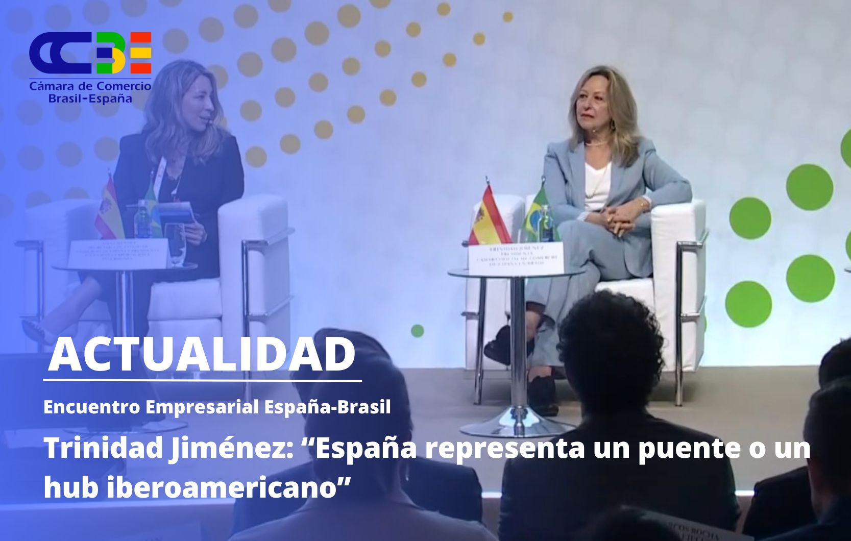 Trinidad Jiménez defiende en São Paulo la relevancia de España como puerta de entrada a Europa para las empresas brasileñas