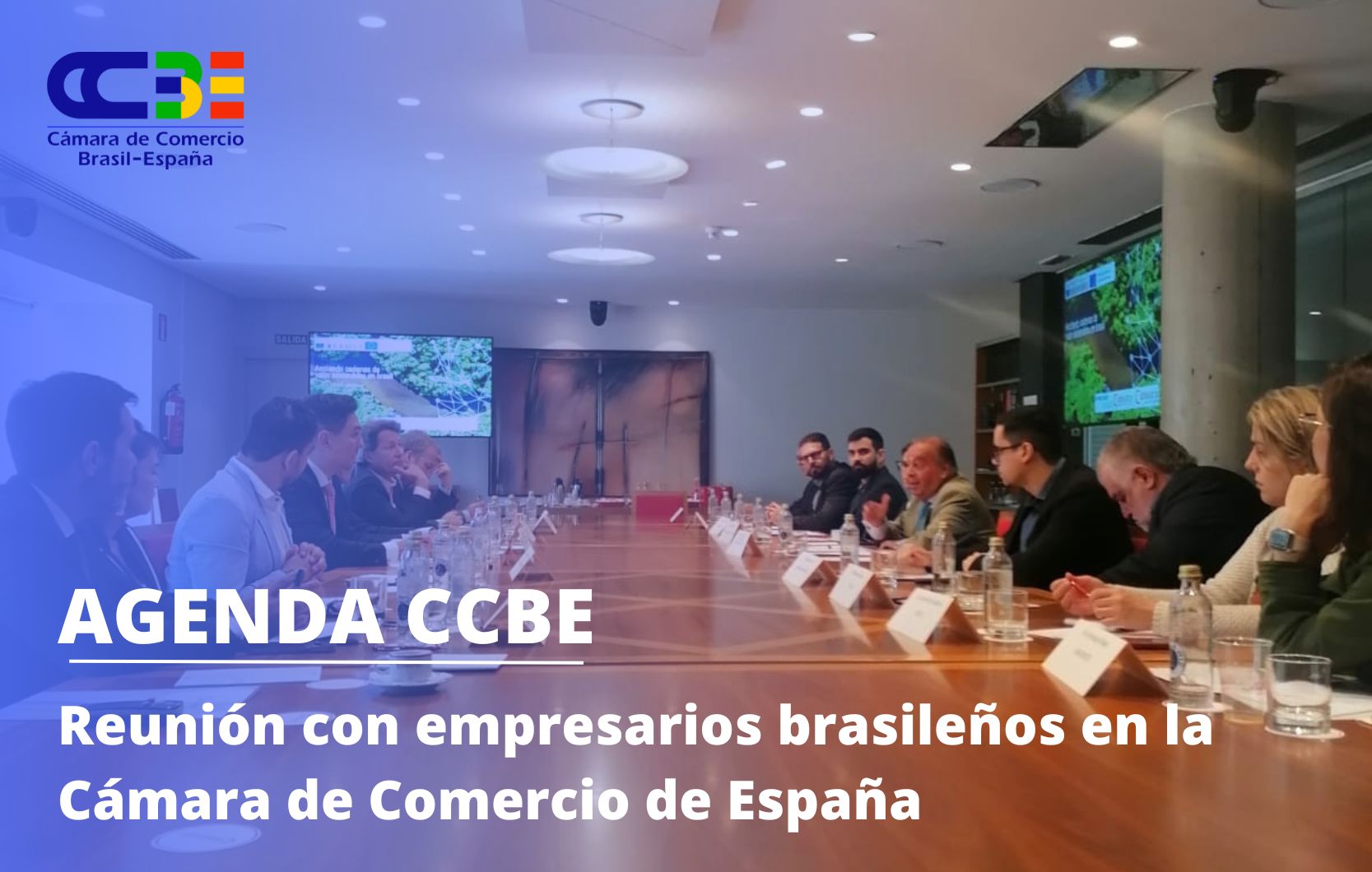 Reunión con empresarios brasileños en la Cámara de Comercio de España