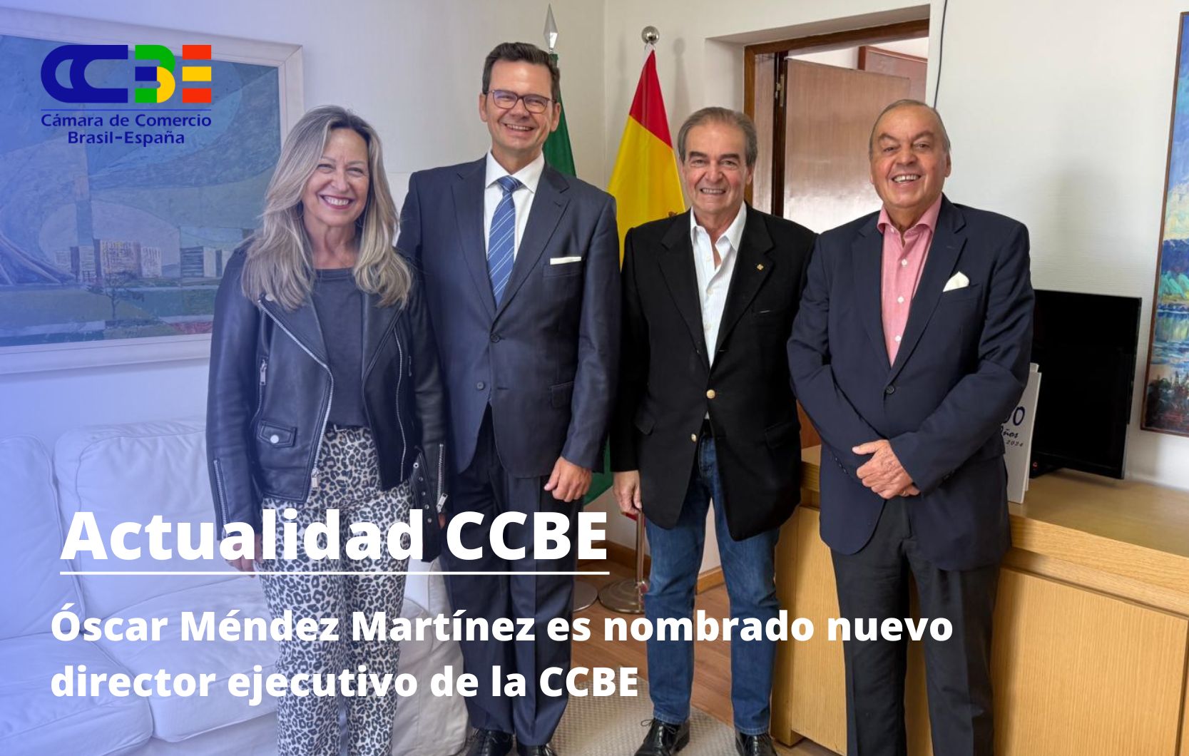 Óscar Méndez Martínez es nombrado nuevo director ejecutivo de la CCBE