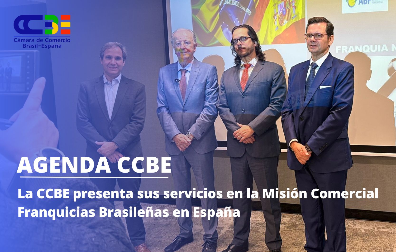 La CCBE presenta sus servicios en la Misión Comercial Franquicias Brasileñas en España