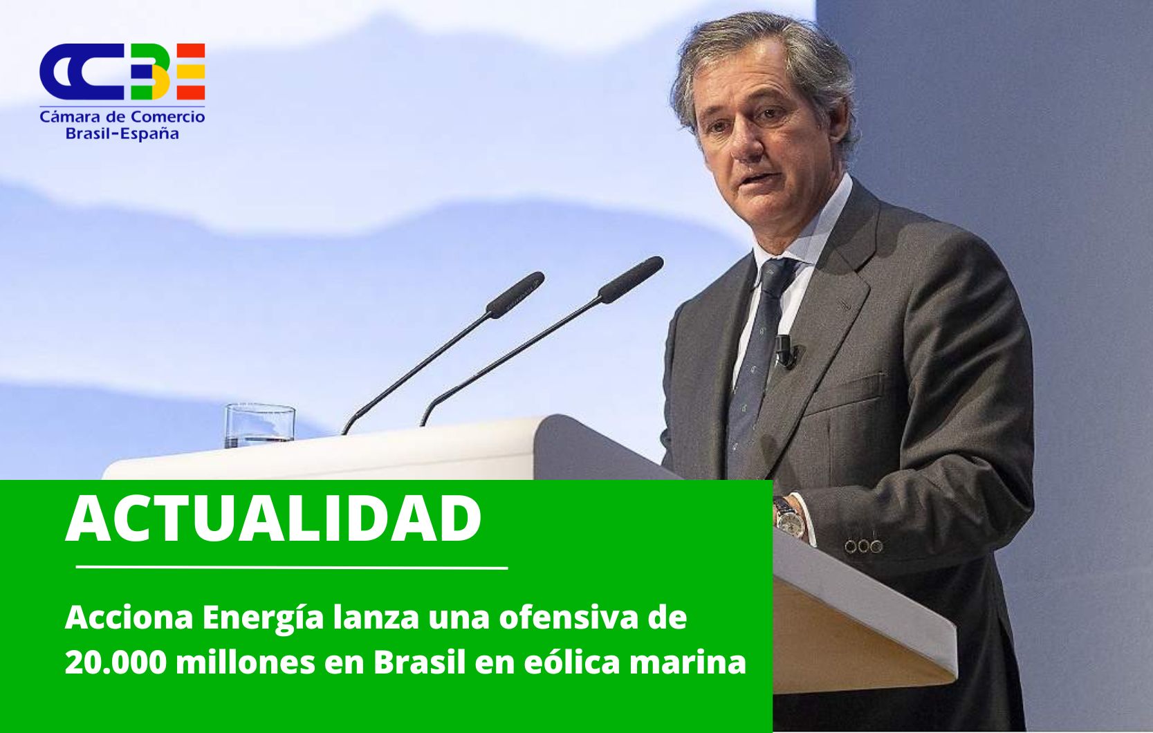 Acciona Energía lanza una ofensiva de 20.000 millones en Brasil en eólica marina