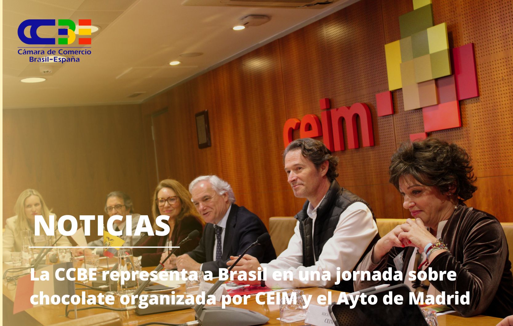 La CCBE representa a Brasil en una jornada sobre chocolate organizada por CEIM y el Ayuntamiento de Madrid