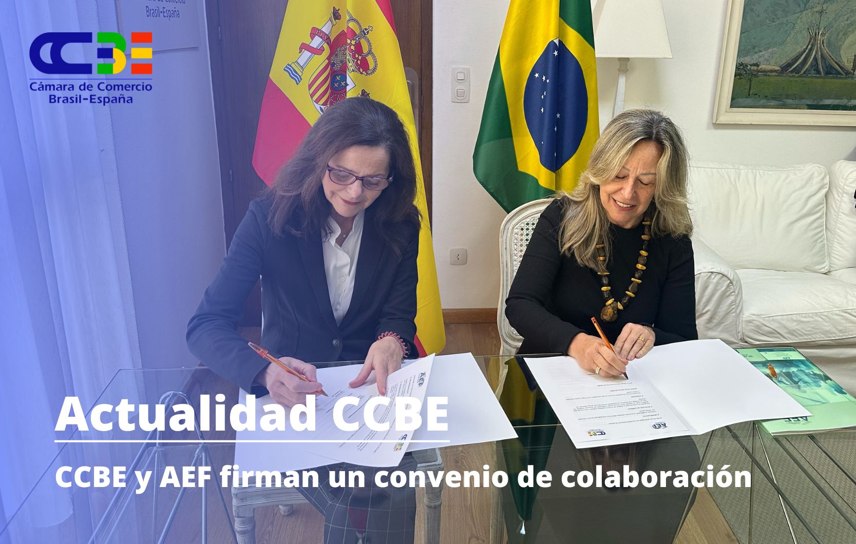 CCBE y AEF firman un convenio de colaboración