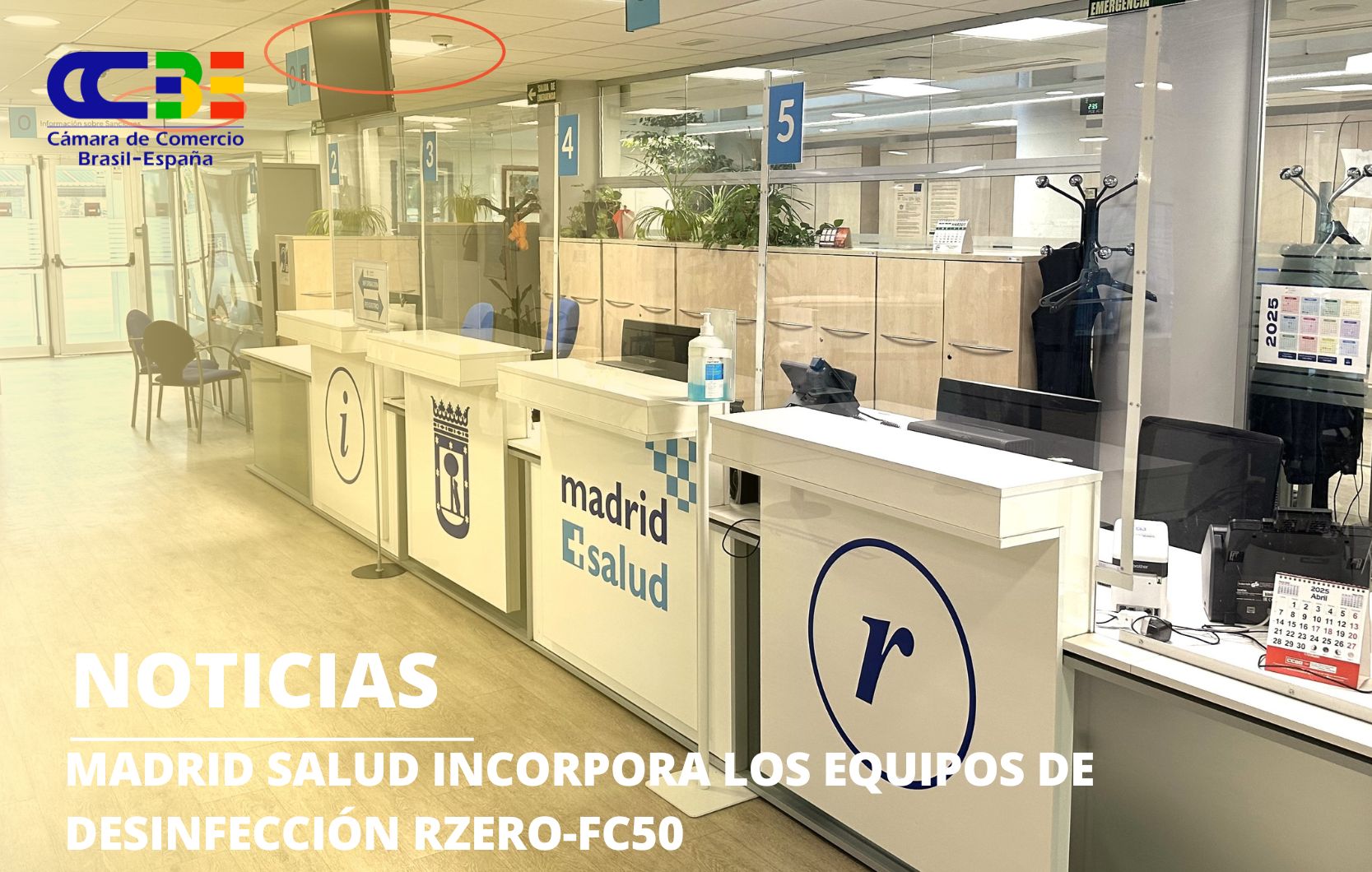 MADRID SALUD INCORPORA LOS EQUIPOS DE DESINFECCIÓN RZERO-FC50