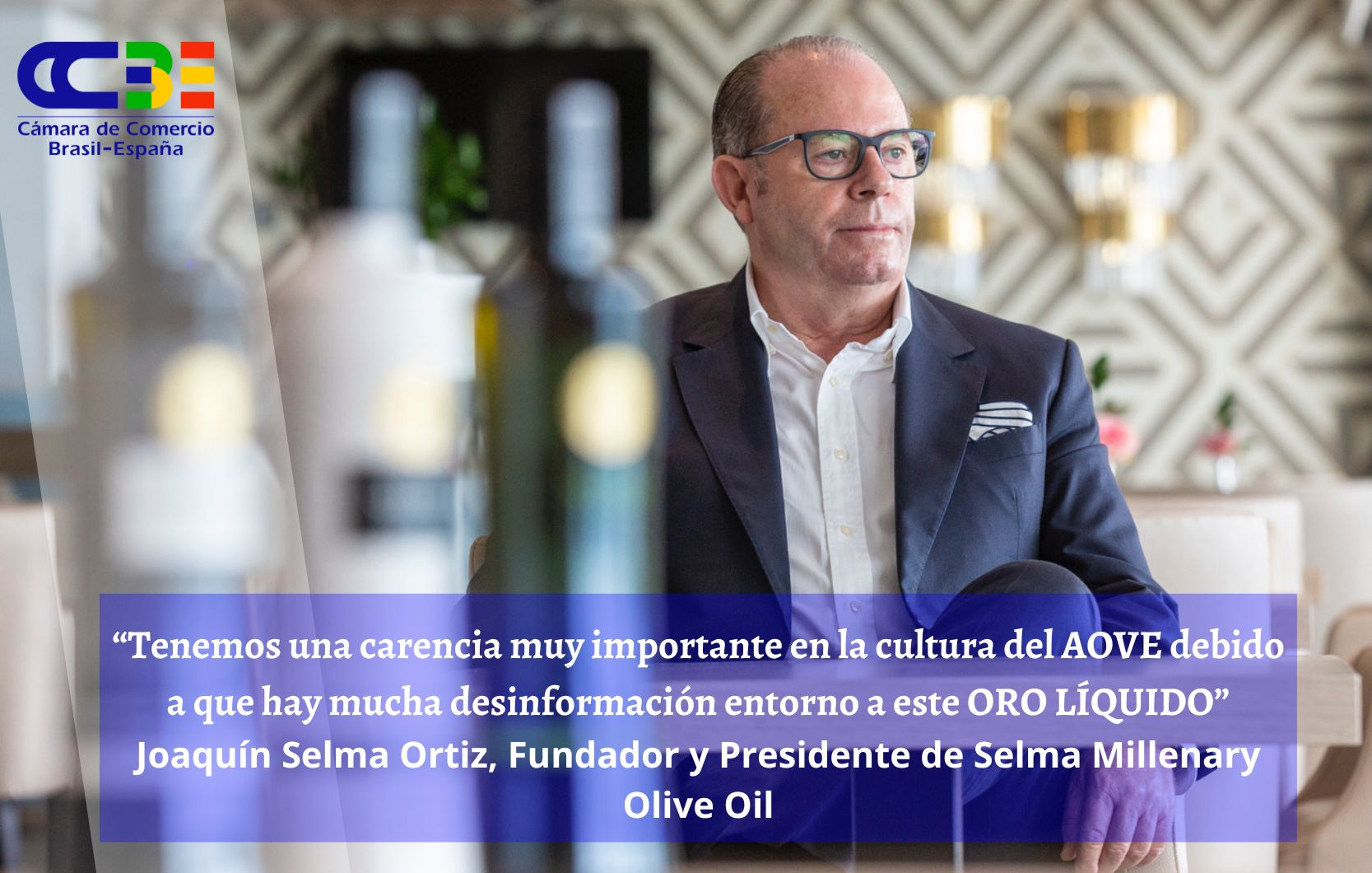 “España es el mayor productor a nivel mundial del aceite de oliva virgen extra, elaboramos un producto de gran calidad pero se desconoce que es la grasa vegetal más saludable y eficiente que hay”