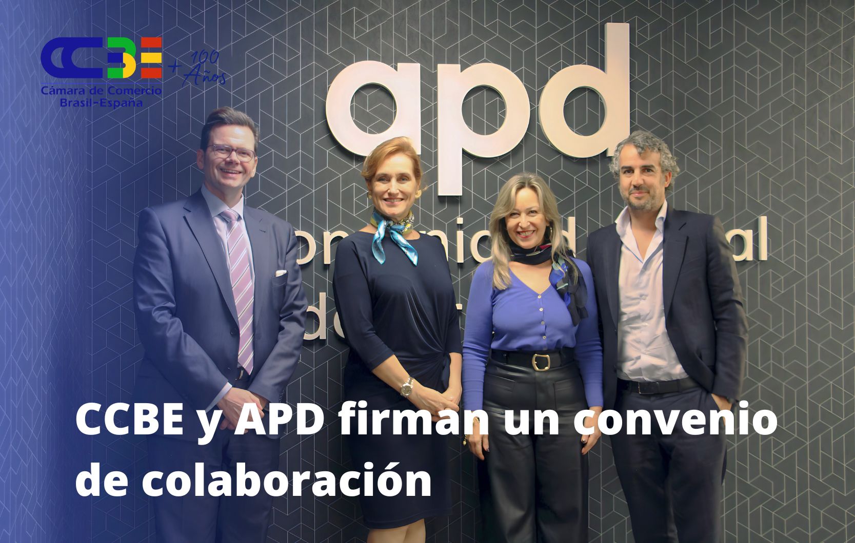 La Cámara de Comercio Brasil-España y APD firman un acuerdo para impulsar la cooperación empresarial entre ambos países